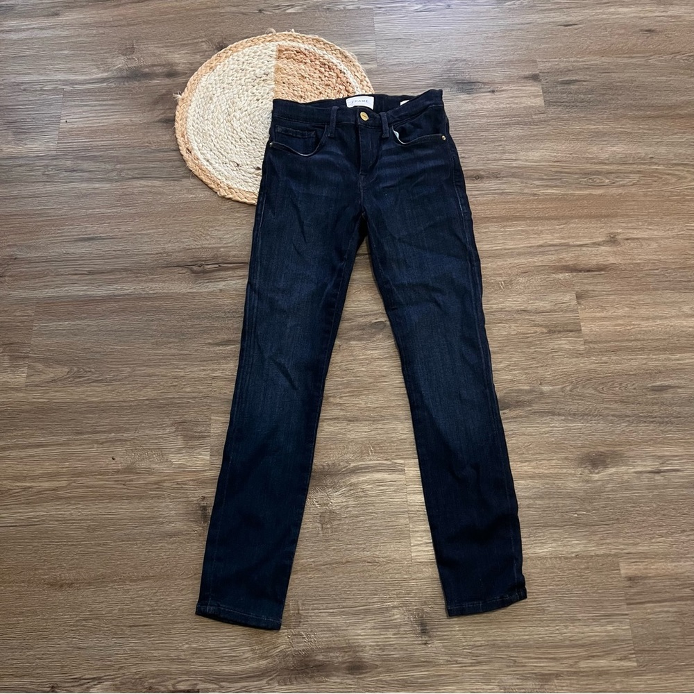 FRAME Le Skinny De Jeanne Crop Womens Jeans